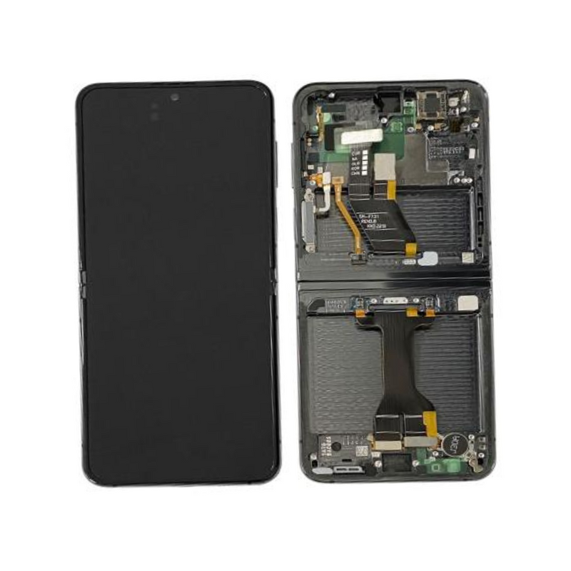 Samsung Galaxy Z Flip 5 LCD Assembly with Frame - Graphite (Grade A)