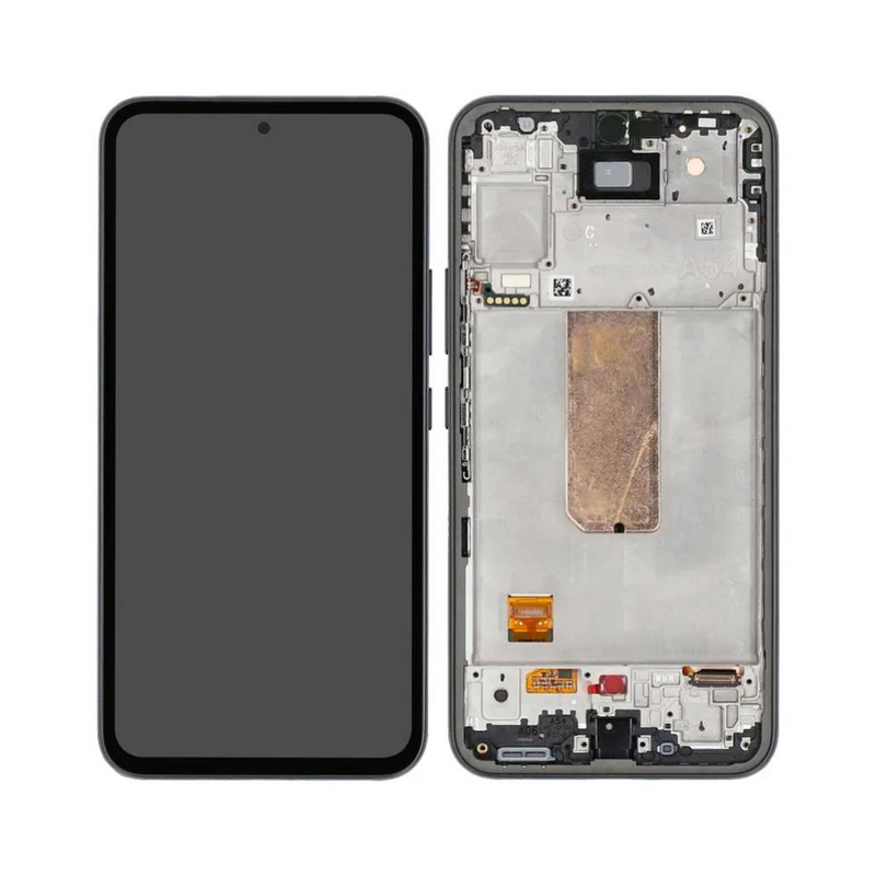 Samsung Galaxy A54 OLED Assembly with Frame - Cream (Aftermarket +)