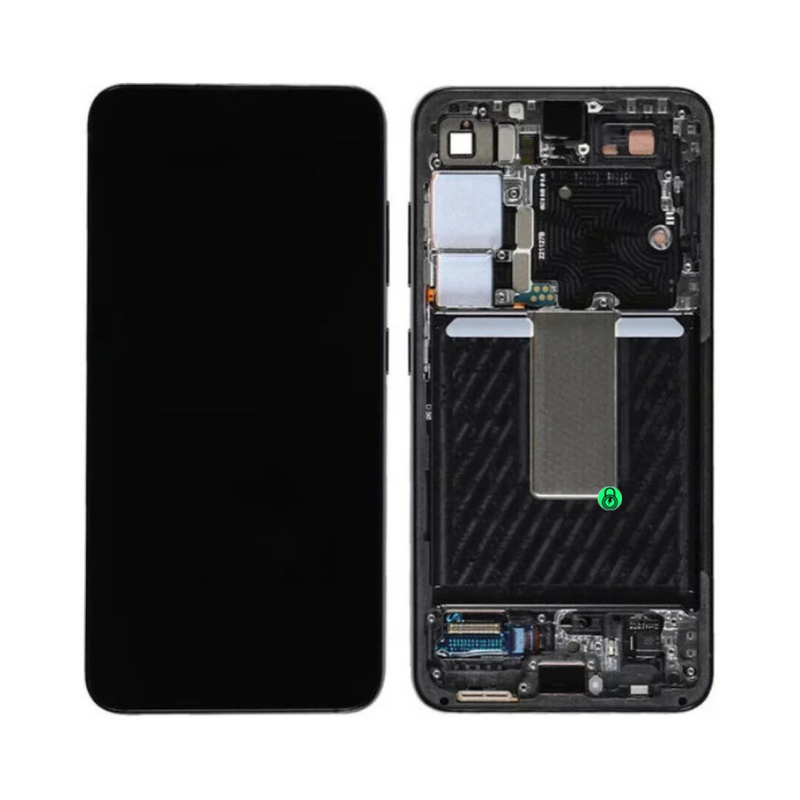 Samsung Galaxy S24 FE - OLED Assembly with Frame (Service Pack) - Graphite