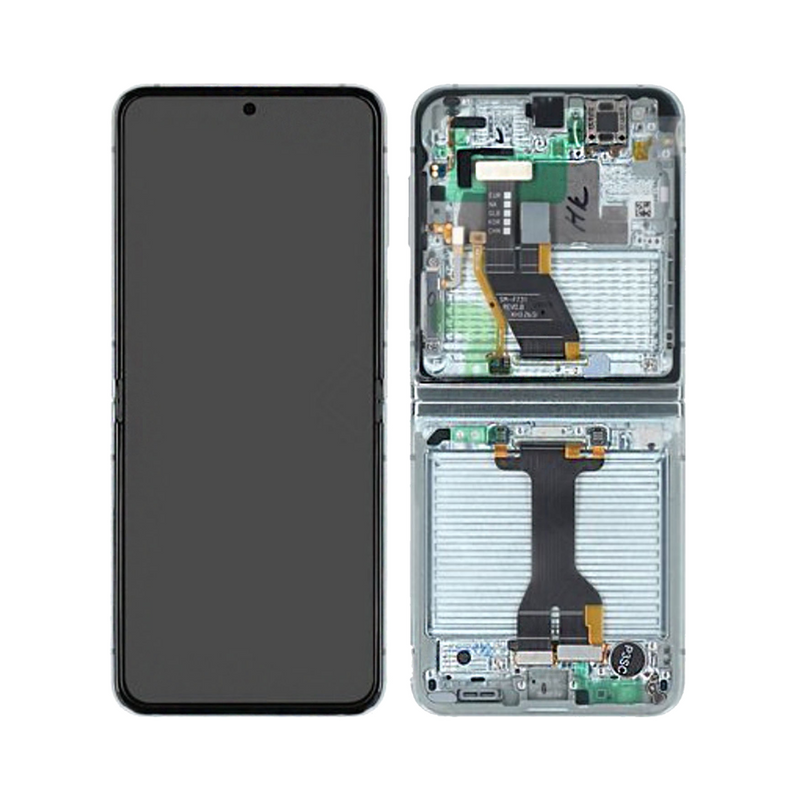 Samsung Galaxy Z Flip 5 LCD Assembly with Frame - Mint (Grade A)