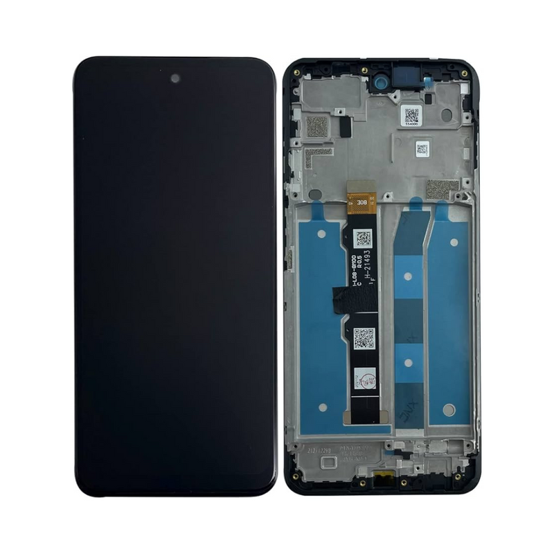 Motorola Moto G 5G (2022) LCD Assembly - Original with Frame Glass Change