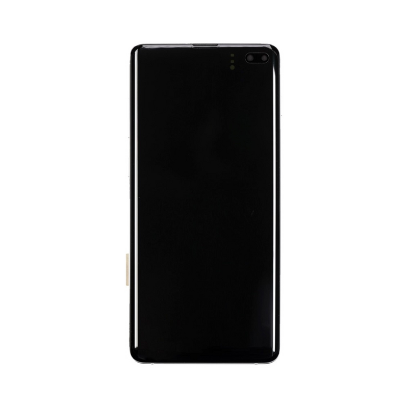 Samsung Galaxy S10 Plus - Original Pulled LCD Assembly with frame (Grade A-/B+) - Prism White