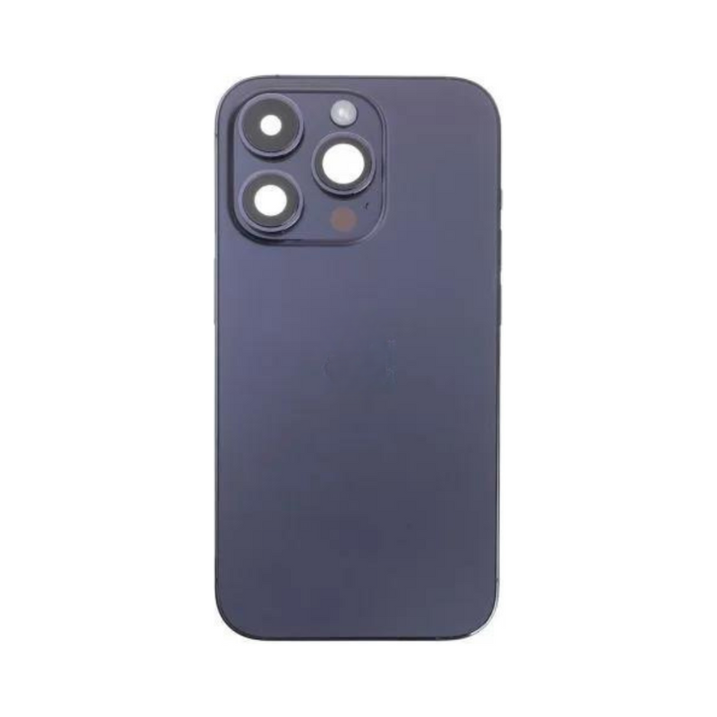 OEM Pulled iPhone 14 Pro Max Housing (A Grade) with Small Parts Installed - Deep Purple (with logo)