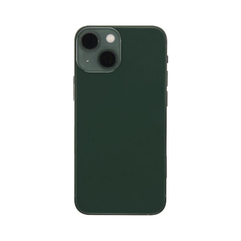 OEM Pulled iPhone 13 Mini Housing (A-/B+ Grade) with Small Parts Installed - Green (with logo)