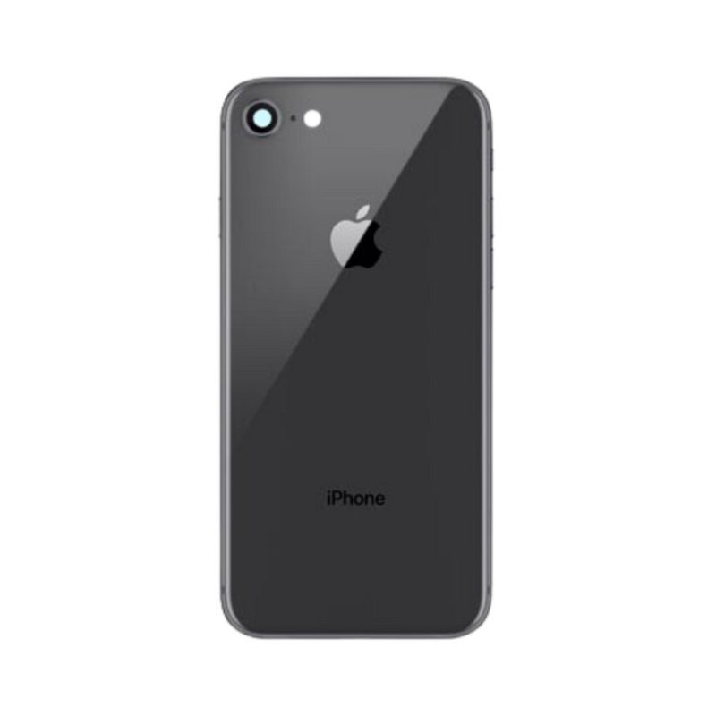 OEM Pulled iPhone 8 Housing (B Grade) with Small Parts Installed - Space Grey (with logo)