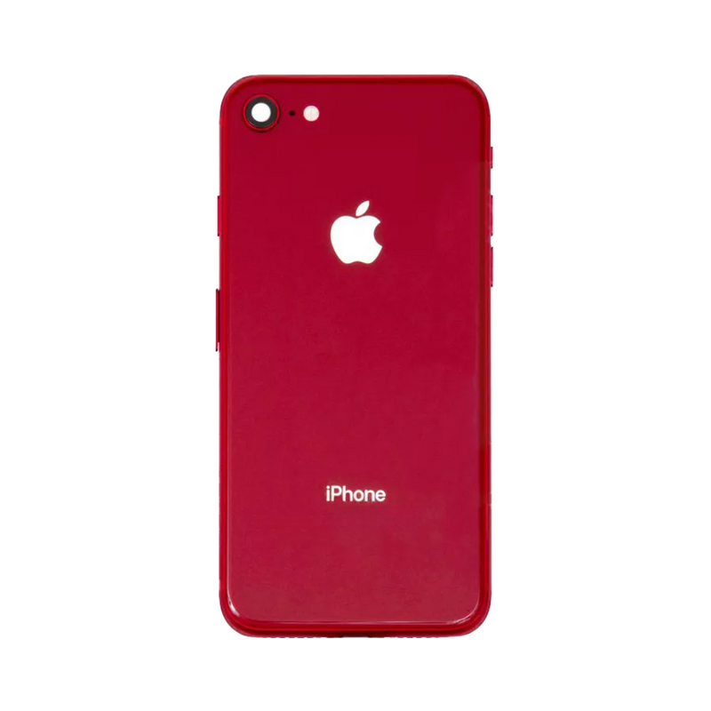 OEM Pulled iPhone SE (2020) Housing (A-/B+ Grade) with Small Parts Installed - Red (with logo)