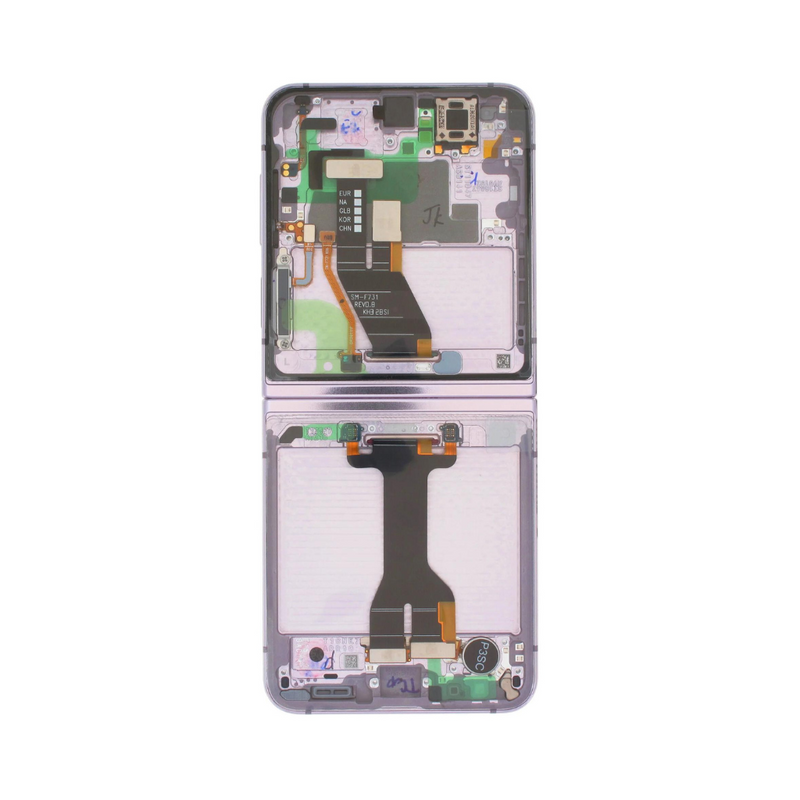 Samsung Galaxy Z Flip 5 LCD Assembly with Frame - Lavender (Grade A)