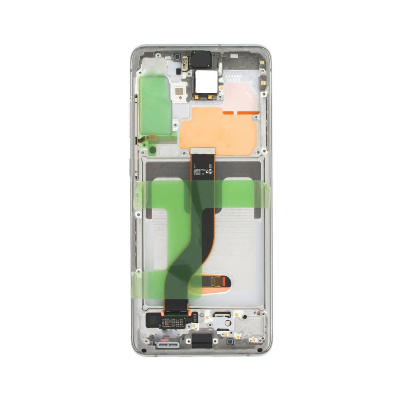 Samsung Galaxy S20 Plus 5G OLED Assembly with Frame - Cloud White (Aftermarket +)