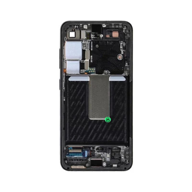 Samsung Galaxy S24 FE - OLED Assembly with Frame (Service Pack) - Graphite