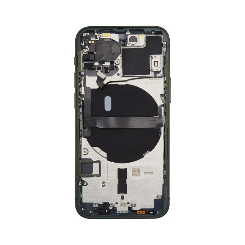 OEM Pulled iPhone 13 Mini Housing (A-/B+ Grade) with Small Parts Installed - Green (with logo)