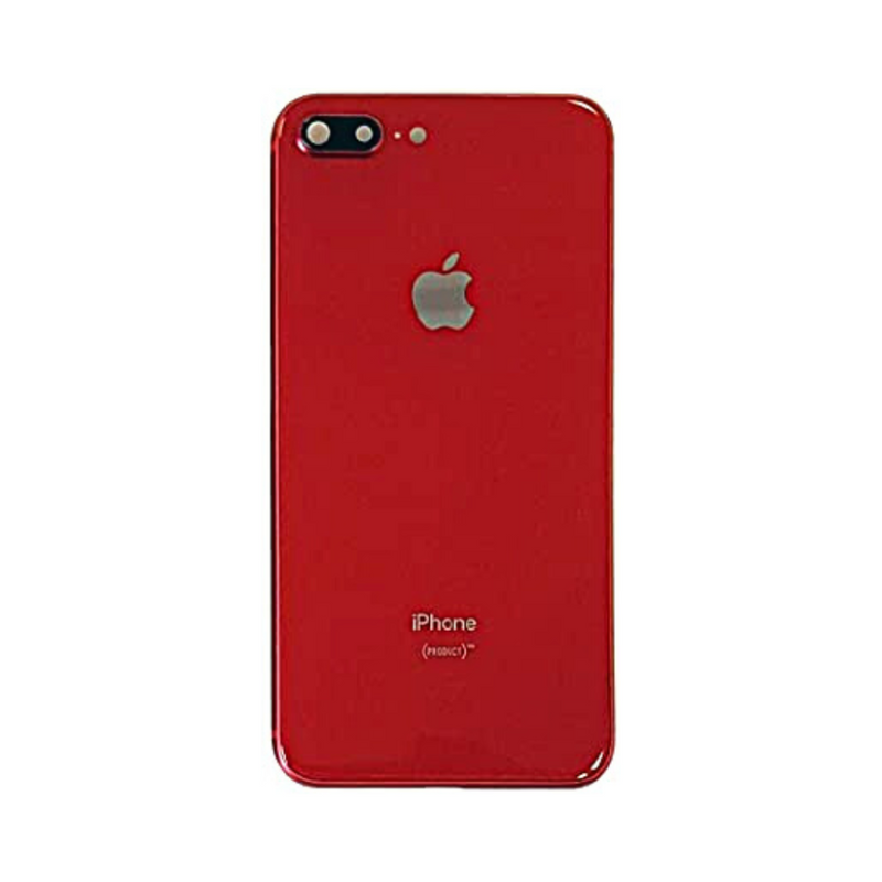OEM Pulled iPhone 8P Housing (A Grade) with Small Parts Installed - Red (with logo)