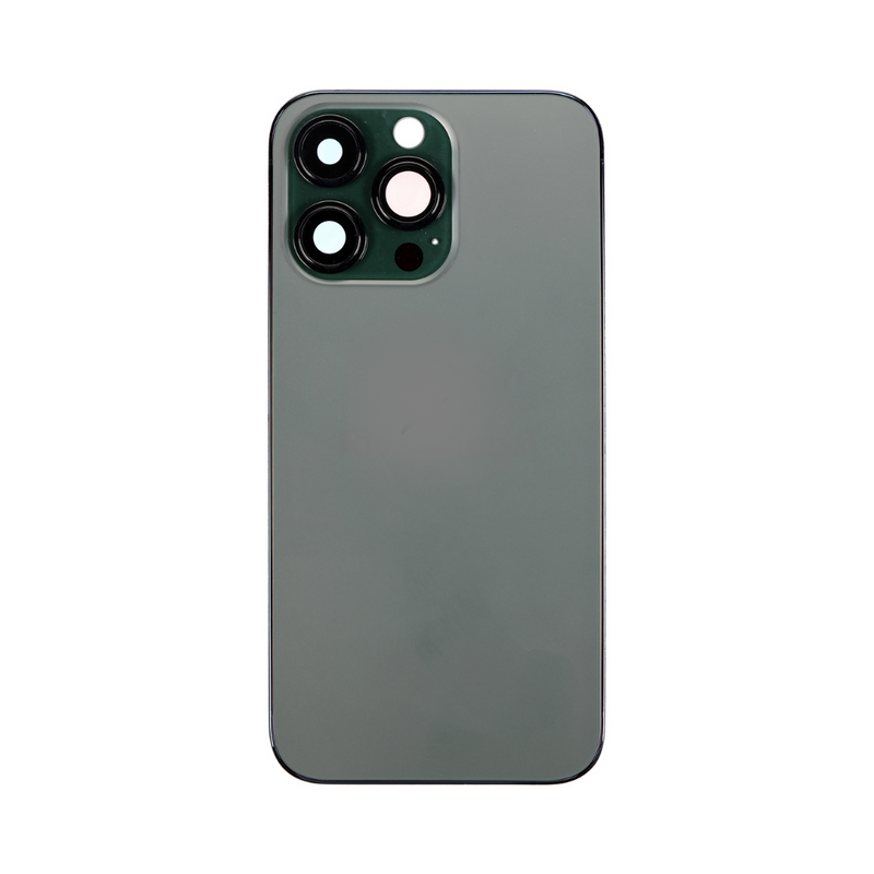 OEM Pulled iPhone 13 Pro Max Housing (A-/B+ Grade) with Small Parts Installed - Alpine Green (with logo)