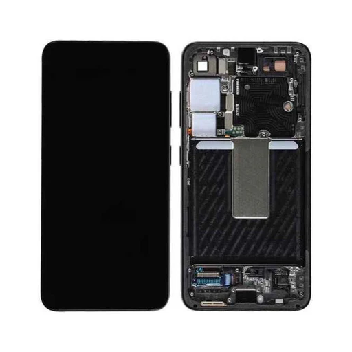 Samsung Galaxy S24 - OLED Assembly with frame (Glass Change) - Onyx Black