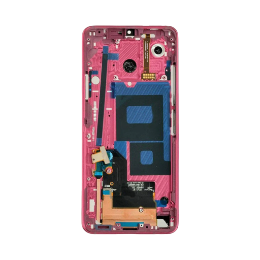 LG G7 ThinQ LCD Assembly - Original with Frame (Raspberry Rose)