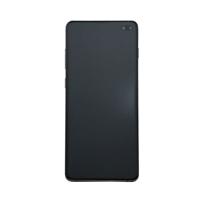 Samsung Galaxy S10 Plus - Original Pulled LCD Assembly with frame (Grade A-) - Prism Black