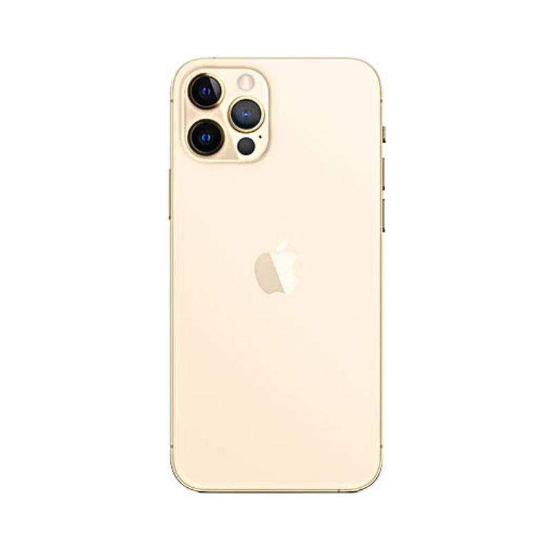 OEM Pulled iPhone 12 Pro Housing (A-/B+ Grade) with Small Parts Installed - Gold (with logo)