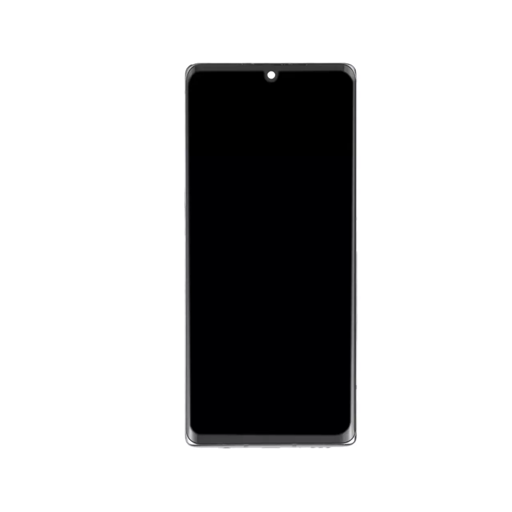 LG Velvet 5G OLED Assembly - OEM with Frame (Silver)