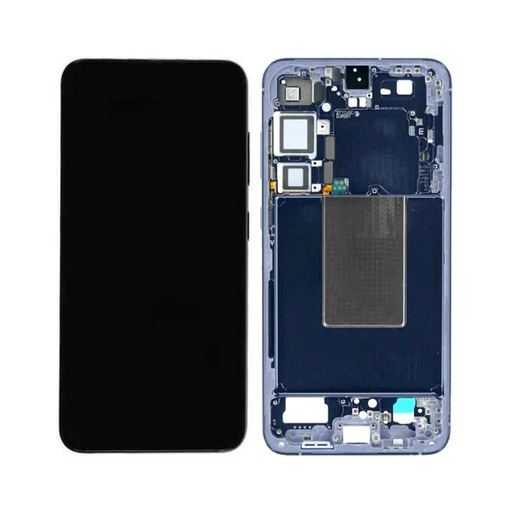 Samsung Galaxy S24 Plus - OLED Assembly with frame (Glass Change) - Cobalt Violet