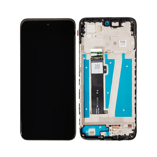 Motorola Moto G 5G (2023) LCD Assembly - Original with Frame (Black) Glass Change