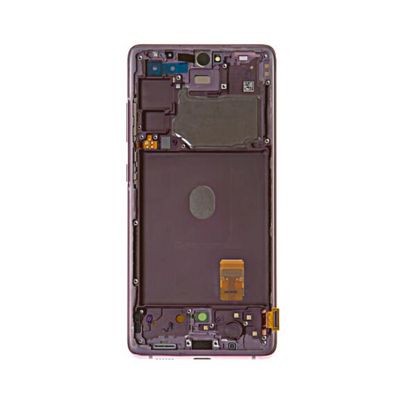 Samsung Galaxy S20 FE - Original Pulled OLED Assembly with frame (B Grade) - Cloud Lavender