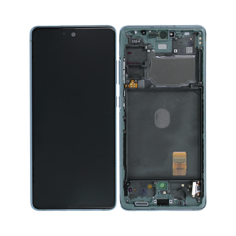 Samsung Galaxy S20 FE 5G OLED Assembly with Frame - Cloud Mint (Aftermarket +)