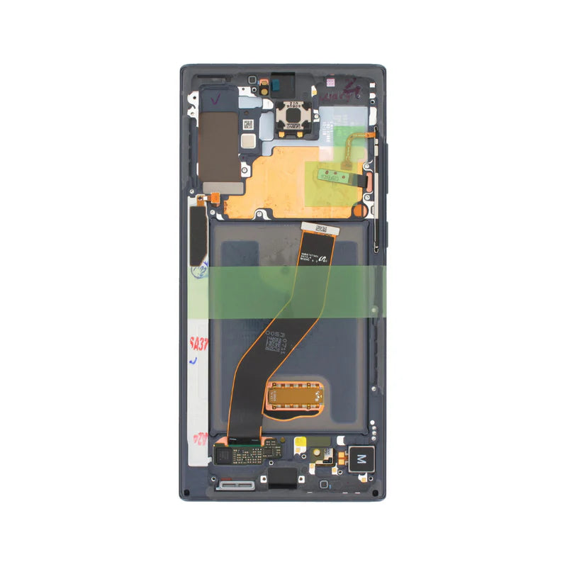 Samsung Galaxy Note 10 Plus OLED Assembly with Frame - Aura Black (Aftermarket +)