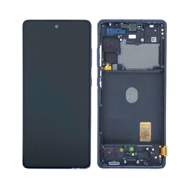 Samsung Galaxy S20 FE 5G OLED Assembly with Frame - Cloud Navy (Aftermarket +)