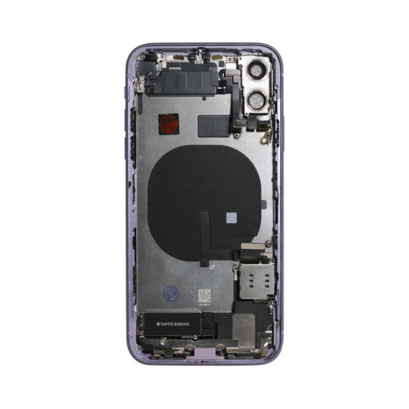 OEM Pulled iPhone 12 Housing (A-/B+ Grade) with Small Parts Installed - Purple (with logo)