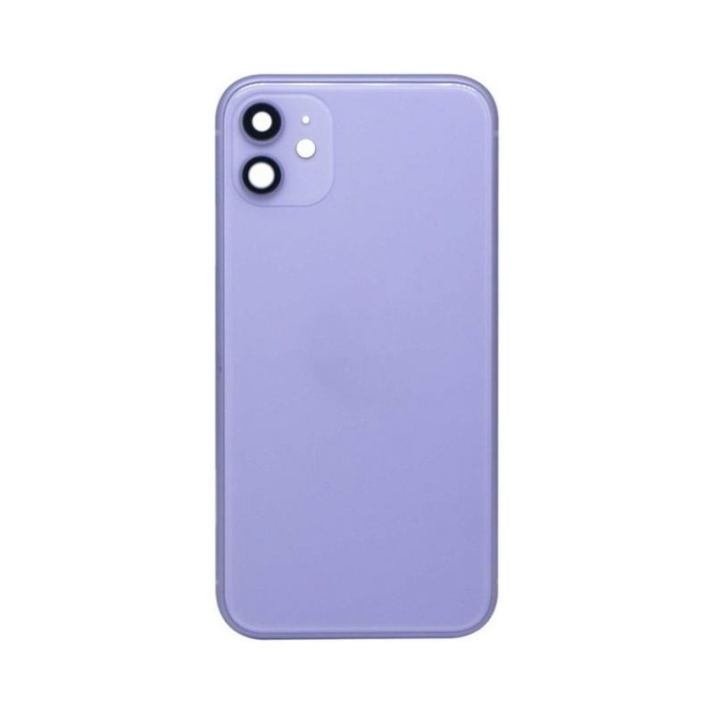 OEM Pulled iPhone 12 Mini Housing (A-/B+ Grade) with Small Parts Installed - Purple (with logo)