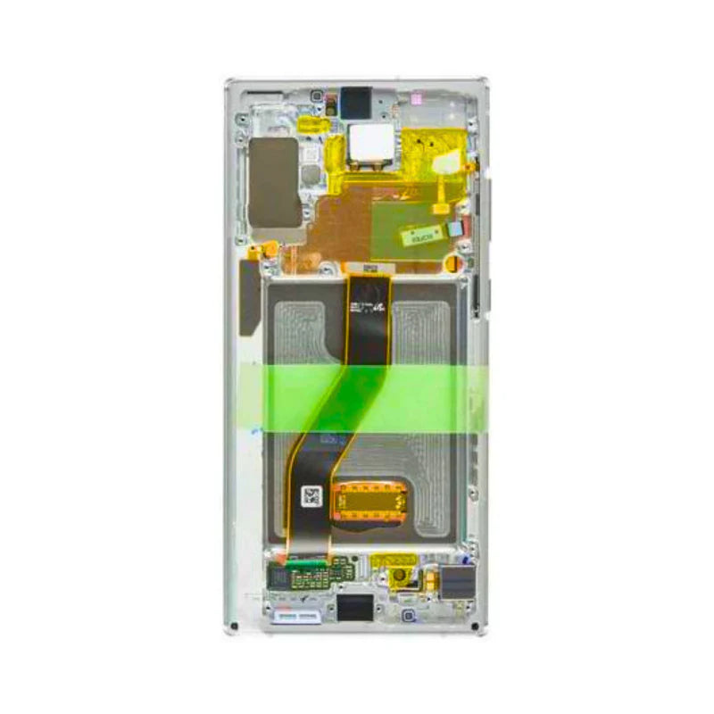 Samsung Galaxy Note 10 Plus OLED Assembly with Frame - Aura White (Aftermarket +)