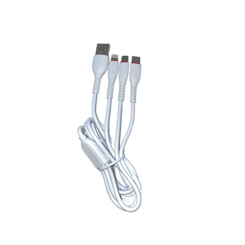 Jellico 3-in-1 Mata Super Charge Data Cable